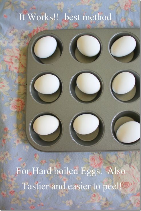How to Boil Eggs in the Oven