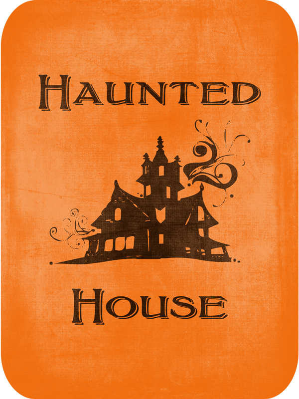 Halloween-Digital-Goodies-Day 17 ~ Haunted House on threelittlekittens.com/blog