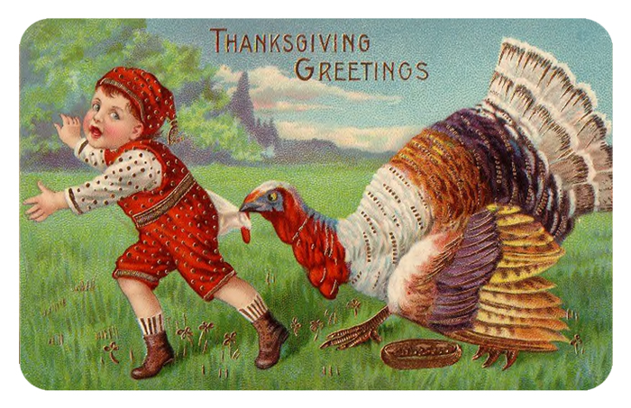 Thanksgiving Greetings - Free Digital Goodie on threelittlekittens.com/blog