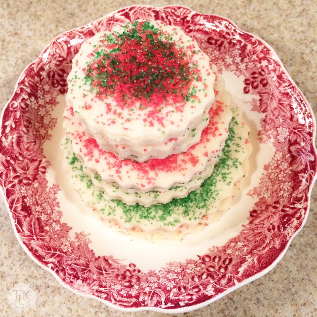 Stacked Sugar Cookies make cute last minute gifts - who doesn't love something homemade?