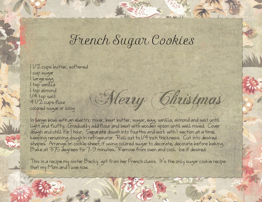 French Sugar Cookie Recipe on threelittlekittens.com/blog