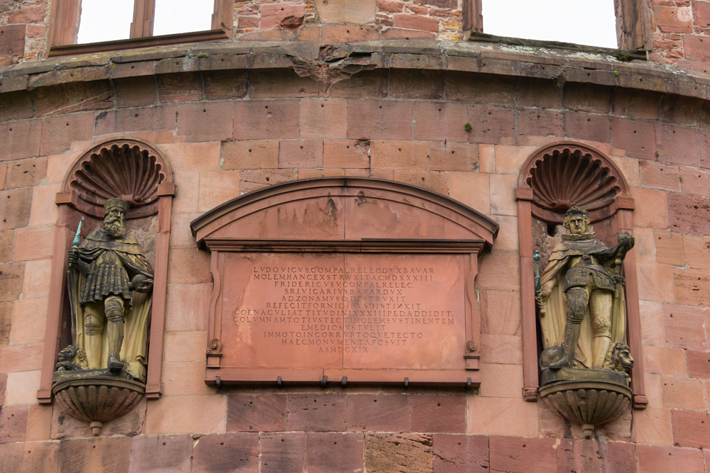 THREE LITTLE KITTENS BLOG | Ludwig V and Freidrich V on Dicker Turm at Schloss Heidelberger