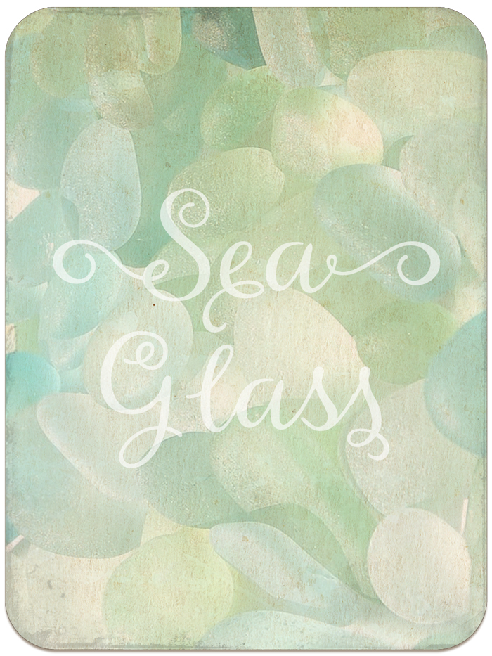 THREE LITTLE KITTENS BLOG | Digital Goodie Day | Sea Glass Seashells | Printable | Sea Glass Bonus