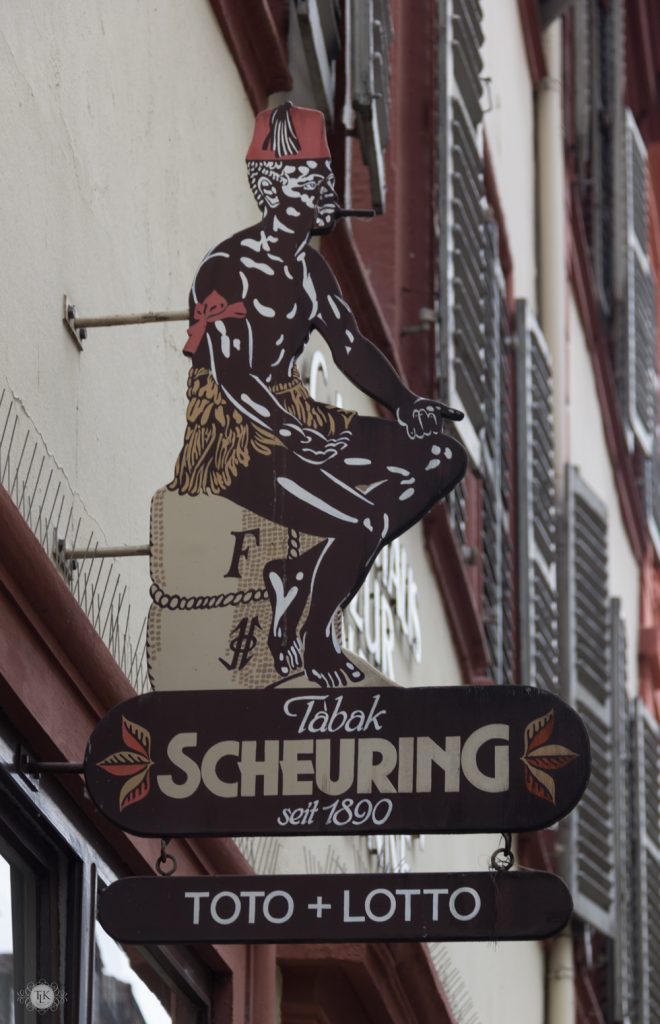 THREE LITTLE KITTENS BLOG | Scheuring Tabac Sign | Heidelberg, Germany