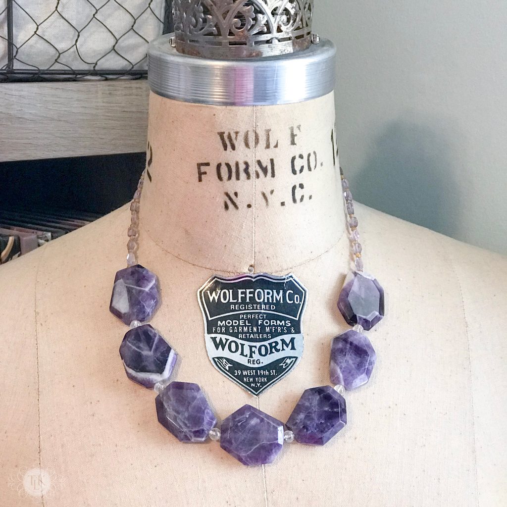 THREE LITTLE KITTENS BLOG | 3736 N Amethyst and Citrine Necklace