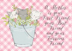THREE LITTLE KITTENS BLOG | Furrever Friend | Free Digital Goodie - Printable for Mother's Day