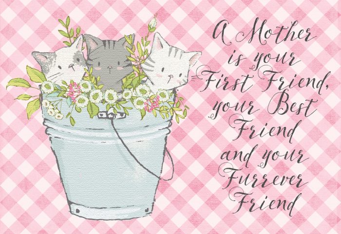 THREE LITTLE KITTENS BLOG | Furrever Friend | Free Digital Goodie - Printable for Mother's Day