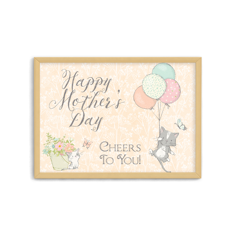 THREE LITTLE KITTENS BLOG | Cheers to You | Free Digital Goodie - Printable for Mother's Day