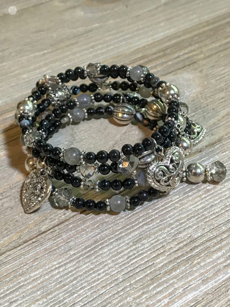 THREE LITTLE KITTENS BLOG | Upcycled Memory Wire Bracelet