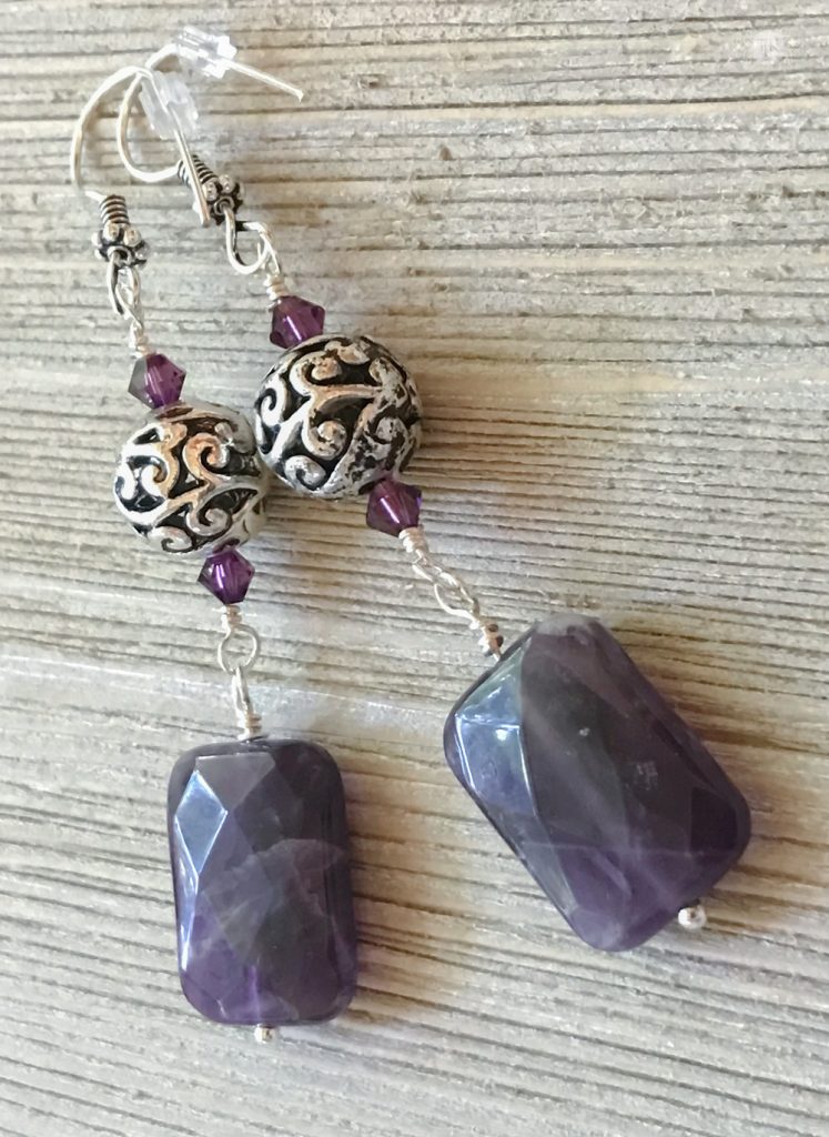 THREE LITTLE KITTENS BLOG | Butterfly Dreams Amethyst Pierced Earrings