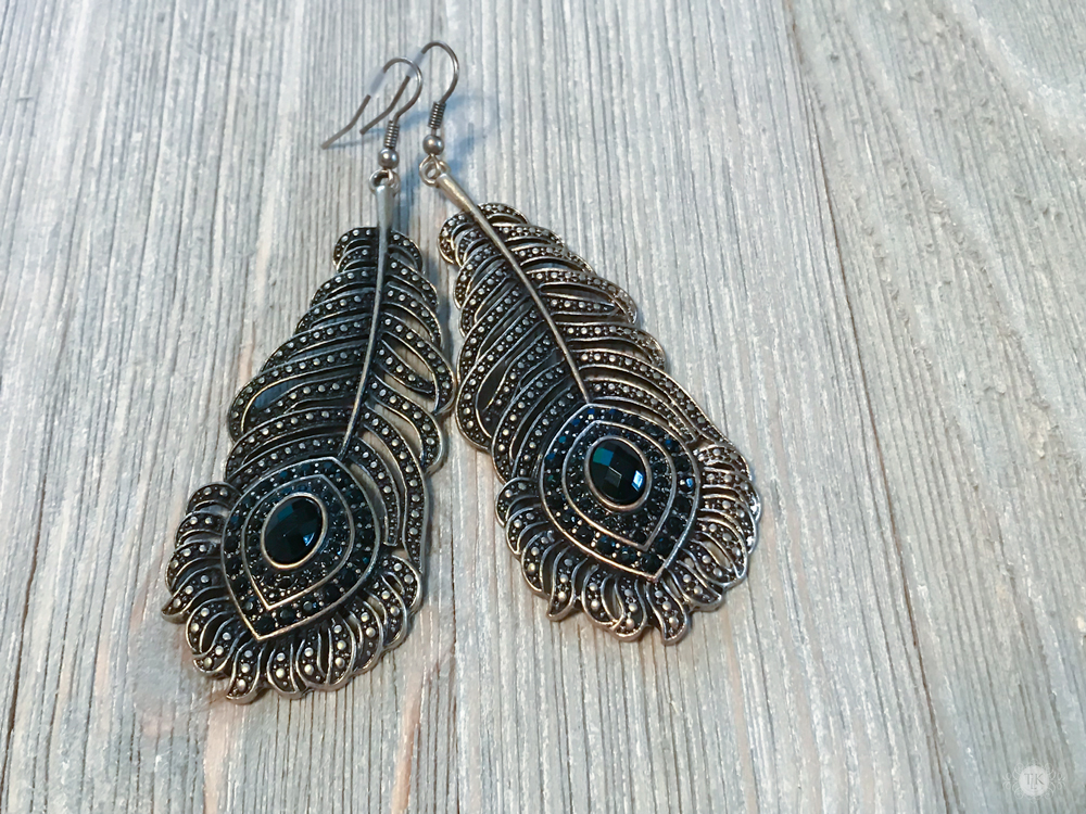 THREE LITTLE KITTENS BLOG | Peacock Feather Earrings