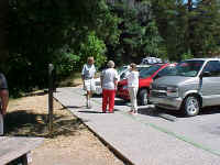 Al, Ruth & Janice stretch their legs